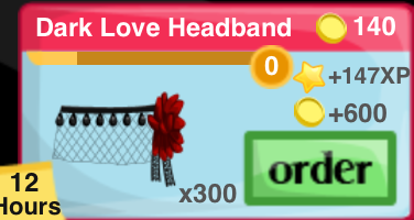 Dark Love Headband Item