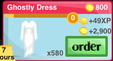 Ghostly Dress Item