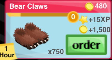Bear Claws Item