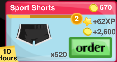 Sports Shorts Item
