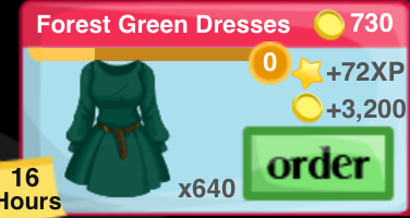Forest Green Dress Item