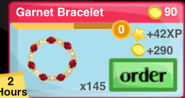 Garnet Bracelet Item