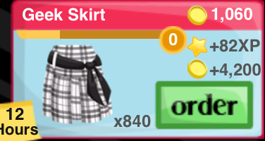 Geek Skirt Item