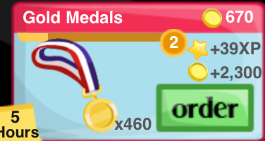 Gold Medals Item