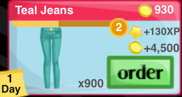 Teal Jeans Item