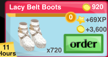 Lacy Belt Boots Item