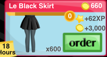 Le Black Skirt Item