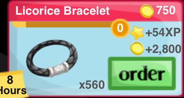 Licorice Bracelet Item