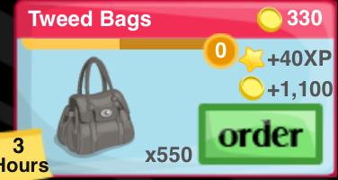 Tweed Bag Item