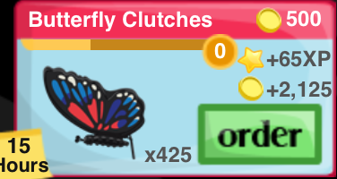 Butterfly Clutch Item