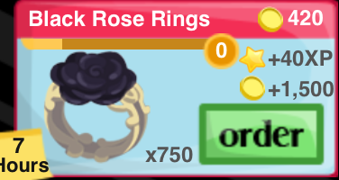 Black Rose Ring Item