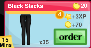 Black Slacks Item