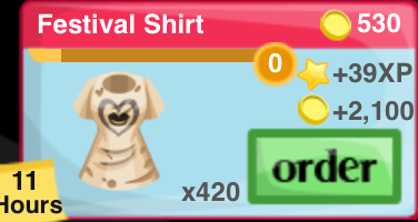 Festival Shirt Item