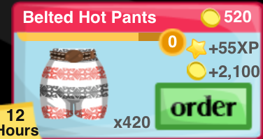 Belted Hot Pants Item