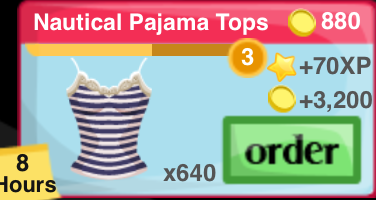 Nautical Pajama Top Item
