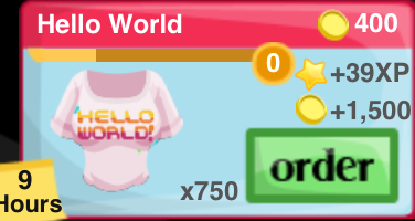 Hello World Item