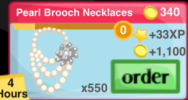 Pearl Brooch Necklace Item