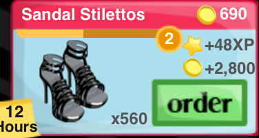 Sandal Stilettos Item