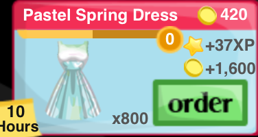 Pastel Spring Dress Item