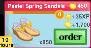 Pastel Spring Sandals Item