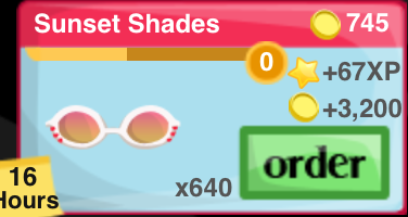 Sunset Shades Item