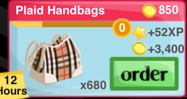 Plaid Handbag Item