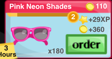 Pink Neon Shades Item