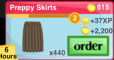 Preppy Skirts Item