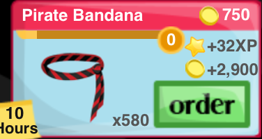 Pirate Bandana Item