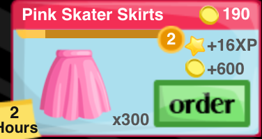 Pink Skater Skirt Item