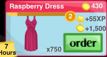 Raspberry Dress Item