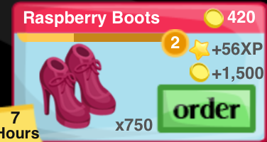 Raspberry Boots Item