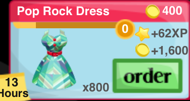 Pop Rock Dress Item