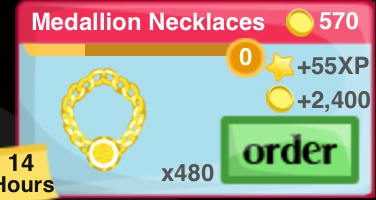 Medallion Necklace Item