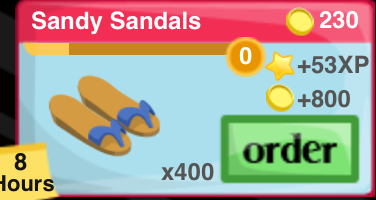 Sandy Sandals Item