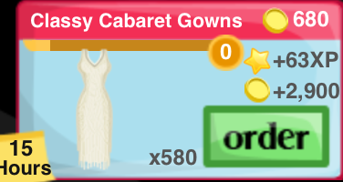 Classy Cabaret Gown Item