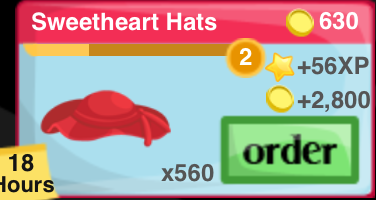 Sweetheart Hat Item