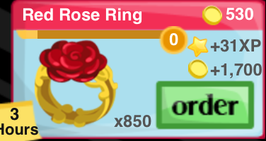 Red Rose Ring Item