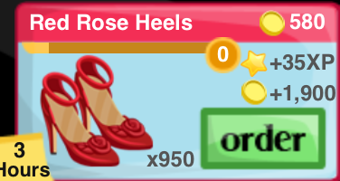 Red Rose Heels Item