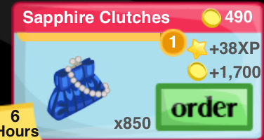 Sapphire Clutches Item