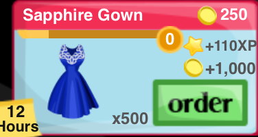 Sapphire Gown Item