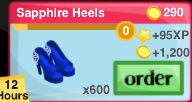 Sapphire Heels Item