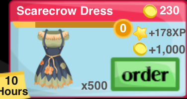 Scarecrow Dress Item