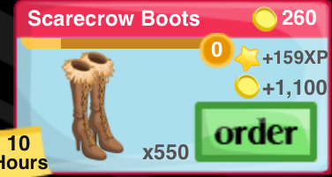Scarecrow Boots Item