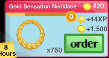 Gold Sensation Necklace Item