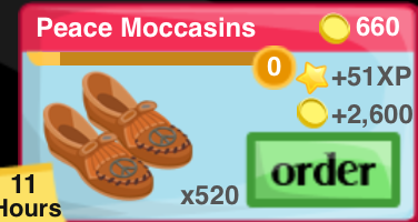 Peace Moccasins Item