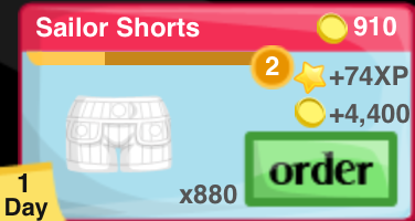 Sailor Shorts Item