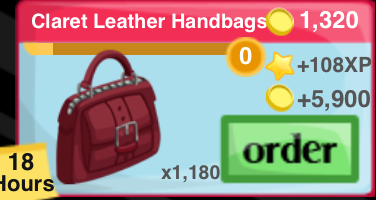 Claret Leather Handbag Item