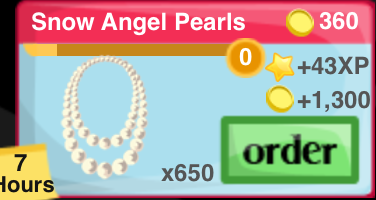 Snow Angel Pearls Item