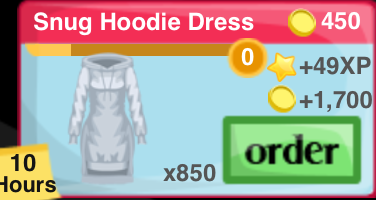 Snug Hoodie Dress Item